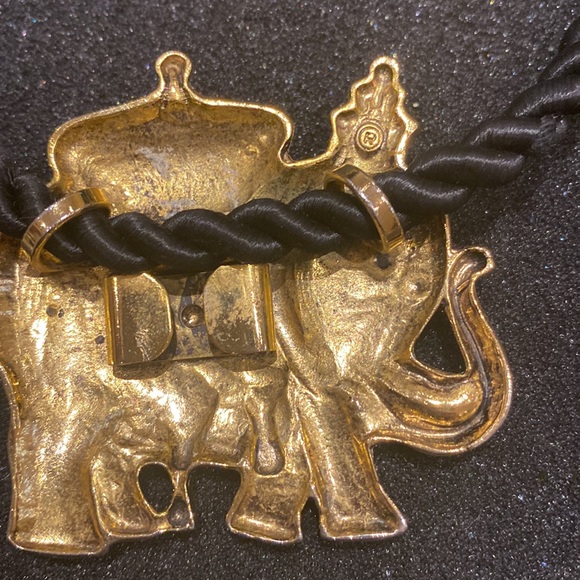 Vintage elephant rope necklace - Picture 4 of 5